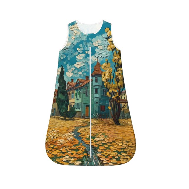 Sikiie Impressionist Village Sky Baby Sleep Sack, Baby Sleeping Bag