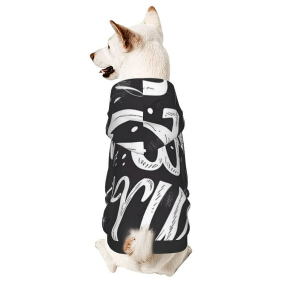 Sikiie In Pizza We Crust Art Dog Hoodie,Dog Clothes,Dog Sweatshirt ,Dog Shirt, Dog Clothes for Puppy Kitten Small Dogs Cats-Small