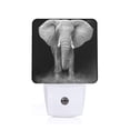 thumbnail image 1 of Sikiie Indian Elephant Led Night Light, Warm White,Cool White Lights for Bathroom,Hallway,Bedroom, Kids Room-US, 1 of 7