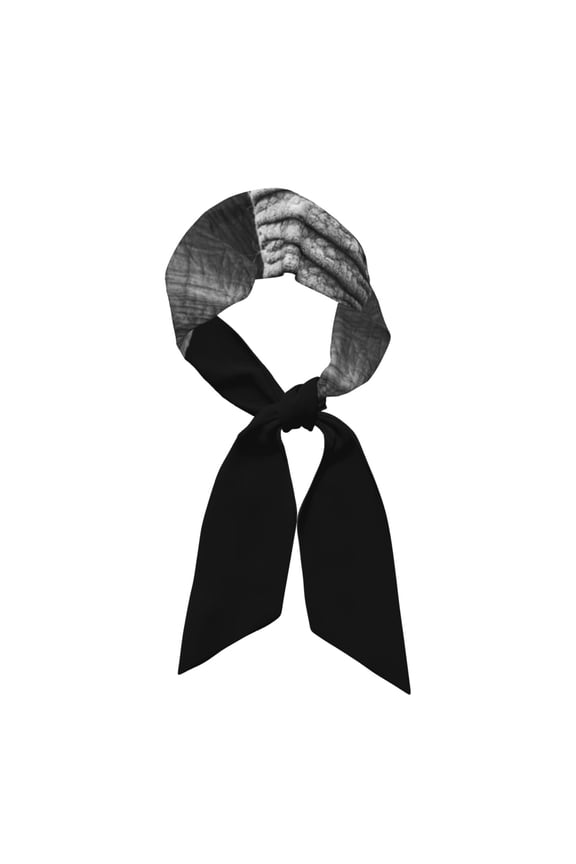 Indian Elephant Neck Scarf Printed Scarves Head for Women'S Fashion Satin Scarfs For Bag Hair for Dating, Travel