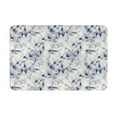thumbnail image 1 of Sikiie Indigo Tie Dye Print Flannel Anti-slip Floor Mat 16x24in, Thickened Dustproof Entrance Door Mat Floor Mat for Kitchen, Bathroom, Laundry Room, 1 of 7