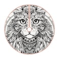 thumbnail image 1 of Sikiie Intricate Cat Mandala Christmas Tree Skirt, Christmas Tree Decorations, Christmas Decor, Tree Mat Decoration(30-48IN)-30", 1 of 6