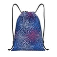 thumbnail image 1 of Sikiie Ireworks In The Night Sky Drawstring Backpack Drawstring Bags, Draw String Back Bag for Sports, Gym, Travel, Swimming, Beach-Medium, 1 of 6