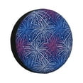 thumbnail image 1 of Sikiie Ireworks In The Night Sky PVC Leather Spare Tire Wheel Cover Spare Tire Cover, for Car Truck SUV Camper Trailer Universal Fit(14-17in)-15 inch, 1 of 6