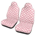 thumbnail image 1 of Sikiie Irregular Plaid Car Seat Protector 2 Pack Car Seat Cushion Mat, Car Seat Covers for SUV, Truck, Van, 1 of 7
