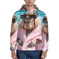 thumbnail image 1 of Sikiie Island Vacation Guinea Pig Men's Hoodie, Essentials Hoodie, Sweatshirt, Pullover Hooded Sweatshirt for Men-Medium, 1 of 7