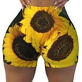 thumbnail image 1 of Sikiie Japanese Were Blossoming Print Workout Shorts Women Scrunch Butt Gym Shorts Seamless High Waist Tummy Control Yoga Biker Athletic Shorts, 1 of 5