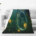 thumbnail image 1 of Sikiie Jelly Fish Ultra-Soft Micro flannel Blanket Luxury All Seasons Warm Blanket for Bedding Sofa and Travel (4 sizes)-60"x50", 1 of 7