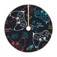 thumbnail image 1 of Sikiie Joystick Gamepad Nativity Christmas Tree Skirt, Jesus Christian Winter Holiday Tree Mat Decoration(30-48IN)36", 1 of 6