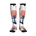 thumbnail image 1 of Sikiie Koi Fish And Corals 1 Pairs Compression Socks for Men and Women 15-20 mmHg Running Support Socks, 1 of 7