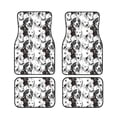 thumbnail image 1 of Sikiie Labrador Retriever Dog Car Foot Mat Set of 4 Pieces Basics Universal Fit Rubber Carpet Floor Mats For Car SUV Van & Truck, 26.8"L x 17.3"W (Front), 13"L x 17.3"W(Rear), 1 of 6