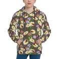 thumbnail image 1 of Sikiie Ladybugs And Flowers On A Wooden Youth Hoodie Sweatshirt Pullover Hooded Classic Casual Essentials Hoodiefor Boys Girls Kids -Medium, 1 of 6