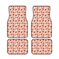 thumbnail image 1 of Sikiie Ladybugs With Heart Spots Car Foot Mat Set of 4 Pieces Basics Universal Fit Rubber Carpet Floor Mats For Car SUV Van & Truck, 26.8"L x 17.3"W (Front), 13"L x 17.3"W(Rear), 1 of 6