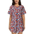 thumbnail image 1 of Sikiie Ladybugs Womens Pajama Sets Short Sleeve Top With Pants Sleepwear 2 Piece Lounge Set-X-Large, 1 of 6