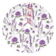 thumbnail image 1 of Sikiie Lavender Flowers 30-48 inches {designName} Print Christmas Tree Skirt Snowman Xmas Tree Skirt with Edge Christmas Decorations for Holiday Party36", 1 of 7