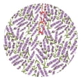 thumbnail image 1 of Sikiie Lavender Flowers 30-48 inches {designName} Print Christmas Tree Skirt Snowman Xmas Tree Skirt with Edge Christmas Decorations for Holiday Party48", 1 of 7