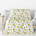 thumbnail image 1 of Sikiie Lavender Flowers Cozy Flannel Fleece Throw Blanket: Lightweight & Thick for All Seasons - Perfect for Women, Men, & Kids"80"x60", 1 of 6