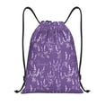 thumbnail image 1 of Sikiie Lavender Flowers Drawstring Backpack Drawstring Bags, Draw String Back Bag for Sports, Gym, Travel, Swimming, Beach-Small, 1 of 6