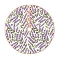 thumbnail image 1 of Sikiie Lavender Flowers Nativity Christmas Tree Skirt, Jesus Christian Winter Holiday Tree Mat Decoration(30-48IN)36", 1 of 6