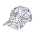thumbnail image 1 of Sikiie Lavender Flowers Unisex Vintage Washed Unstructured Baseball Cap Soft Cap Adjustable Unisex Baseball Hat Dad Hat, 1 of 6