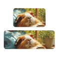 thumbnail image 1 of Sikiie Lazy Home Style Guinea Pig Kitchen Mat 2 PCS Cushioned Kitchen Rug, Waterproof Non-Slip Kitchen Mats for Kitchen, Floor Home, Sink, Laundry, 1 of 6