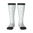 thumbnail image 1 of Sikiie Leaf Print Knee Socks, High Socks Long Stretchy Sock Women Knee High Stocking, Long Socks for Women, 1 of 6