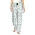 thumbnail image 1 of Sikiie Leaf Print Women’s Ultra-Soft Comfy Lounge Pants Sleepwear Comfy Lounge Pants Drawstring Sleep Bottoms with PocketsXX-Large, 1 of 6