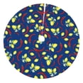 thumbnail image 1 of Sikiie Lemons And Chili 30-48 inches {designName} Print Christmas Tree Skirt Snowman Xmas Tree Skirt with Edge Christmas Decorations for Holiday Party-48", 1 of 7