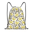 thumbnail image 1 of Sikiie Leopard And Butterfly Drawstring Backpack Drawstring Bags, Draw String Back Bag for Sports, Gym, Travel, Swimming, Beach-Medium, 1 of 6