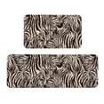 thumbnail image 1 of Sikiie Leopard And Zebra1 Kitchen Mat 2 PCS Cushioned Kitchen Rug, Waterproof Non-Slip Kitchen Mats for Kitchen, Floor Home, Sink, Laundry, 1 of 6