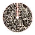 thumbnail image 1 of Sikiie Leopard And Zebra1 Nativity Christmas Tree Skirt, Jesus Christian Winter Holiday Tree Mat Decoration(30-48IN)36", 1 of 6