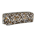 thumbnail image 1 of Sikiie Leopard Leather Pencil Case, Makeup Pouch, Zipper Pouch for Daily Essentials, Storage Organizer, Cosmetics and Stationary Bag, 1 of 7