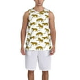thumbnail image 1 of Sikiie Leopard Print Basketball Jersey Reversible Men's Mesh Athletic Sports Shirts Training Practice S-4XL3X-Large, 1 of 6