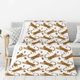thumbnail image 1 of Sikiie Leopard Print Cozy Flannel Fleece Throw Blanket: Lightweight & Thick for All Seasons - Perfect for Women, Men, & Kids"80"x60", 1 of 6