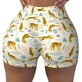 thumbnail image 1 of Sikiie Leopard Print Print Workout Shorts Women Scrunch Butt Gym Shorts Seamless High Waist Tummy Control Yoga Biker Athletic Shorts, 1 of 5