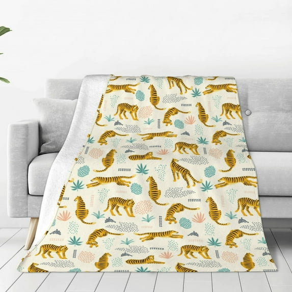 Sikiie Leopard Print Ultra-Soft Micro flannel Blanket Luxury All Seasons Warm Blanket for Bedding Sofa and Travel (4 sizes)-80"x60"
