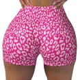 thumbnail image 1 of Sikiie Leopard Print Workout Shorts Women Scrunch Butt Gym Shorts Seamless High Waist Tummy Control Yoga Biker Athletic Shorts, 1 of 5