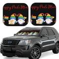 thumbnail image 1 of Sikiie Lgbt Gnome Print Foldable Car Windshield Sun Visor, Car Window Sunshade Suitable for Sedan, SUV and Truck Car Accessories-Large, 1 of 6