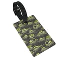 thumbnail image 1 of Sikiie Light Green Excavator Luggage Tags Privacy Cover ID Label Suitcase Tags Identifiers For School Bags,Suitcases, 1 of 7