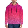 thumbnail image 1 of Sikiie Light Purple Glitter Men's Hoodie, Essentials Hoodie, Sweatshirt, Pullover Hooded Sweatshirt for Men-Small, 1 of 7