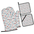 thumbnail image 1 of Sikiie Lighthouse And Beacon Oven Mitts and Pot Holders, Silicone Oven Gloves, Heat Resistant Oven Mitts 4Pcs Set, 1 of 6