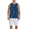 thumbnail image 1 of Sikiie Lighthouses and Anchors Basketball Jersey Reversible Men's Mesh Athletic Sports Shirts Training Practice S-4XLMedium, 1 of 6