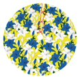 thumbnail image 1 of Sikiie Lilies Flowers 30-48 inches {designName} Print Christmas Tree Skirt Snowman Xmas Tree Skirt with Edge Christmas Decorations for Holiday Party48", 1 of 7