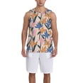 thumbnail image 1 of Sikiie Lilies Flowers Basketball Jersey Reversible Men's Mesh Athletic Sports Shirts Training Practice S-4XL4X-Large, 1 of 6