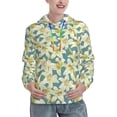 thumbnail image 1 of Sikiie Lilies Flowers Women's Casual Hoodies Long Sleeve Lightweight Pullover Tops Loose Sweatshirt-Small, 1 of 7