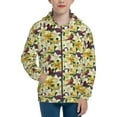 thumbnail image 1 of Sikiie Lilies Flowers Zip Up Hoodie Teenage, hoodies for Teenage, Zipper Sweatshirt Jacket for Daily, Traveling-Medium, 1 of 6