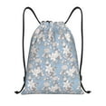 thumbnail image 1 of Sikiie Lily Flower Drawstring Backpack Drawstring Bags, Draw String Back Bag for Sports, Gym, Travel, Swimming, Beach-Medium, 1 of 6
