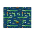 thumbnail image 1 of Sikiie Little Pirate Crocodile Dish Drying Mat, Kitchen Counter Mat, Self Drying Mat for Kitchen Counter Dish Drying Pad ,for Dishes, Utensils, Pots and Pans（24" x 18"）, 1 of 7