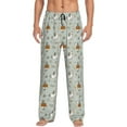 thumbnail image 1 of Sikiie Little Puppies Mens Pajama Pants Sleep & Lounge Pants, PJ Bottoms With elastic waistb and Pockets XX-Large, 1 of 6