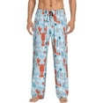 thumbnail image 1 of Sikiie Lobsters Pajama Pants Men, PJ Bottoms, Sleep & Lounge Pants-Medium, 1 of 6